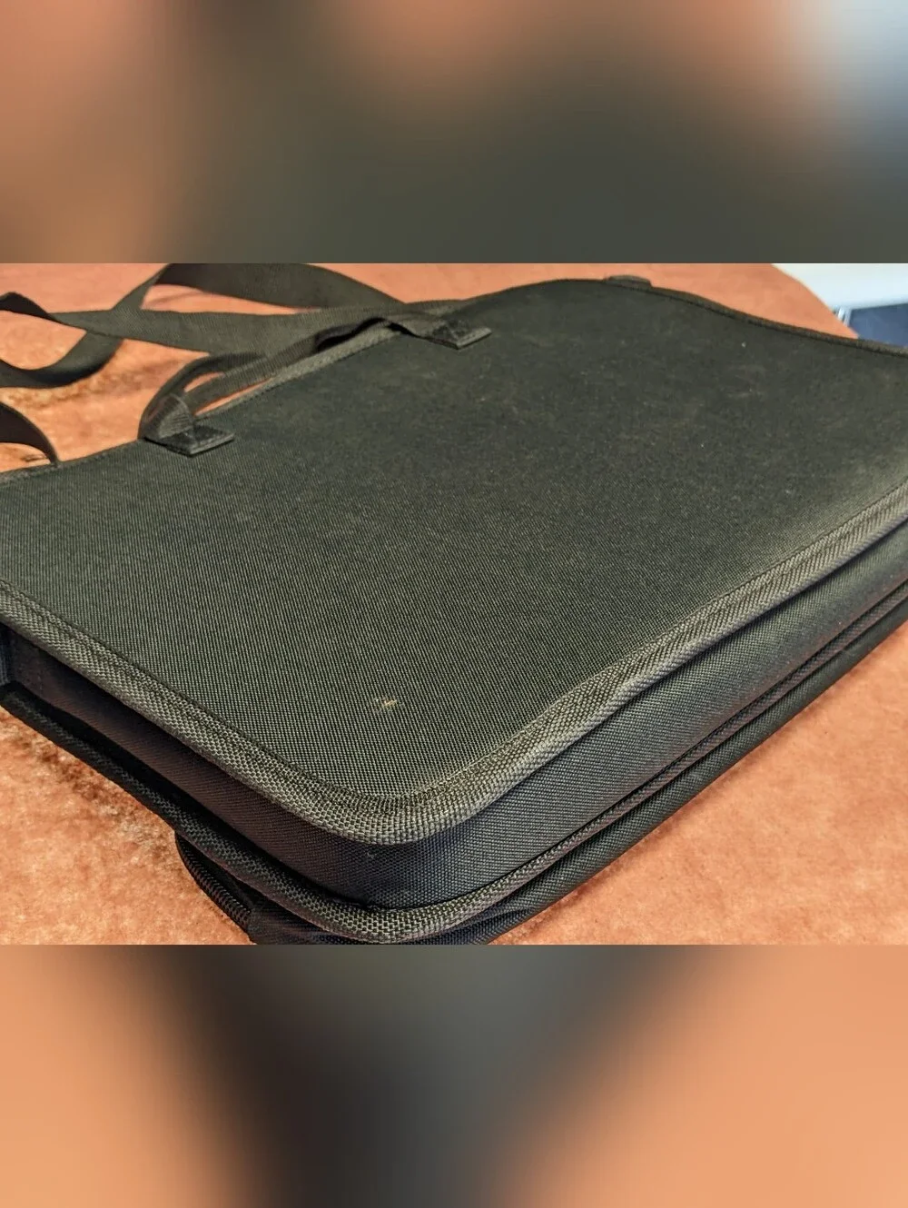 InfoCase Chromebook & Laptop Bag w/ Pouch - Black - Used Good Condition